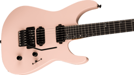 Jackson American Series Virtuoso, Streaked Ebony Fingerboard, Satin Shell Pink