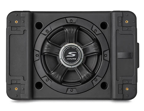 Alpine SS-SB12 Single 12” S-Series Shallow Preloaded Subwoofer Enclosure Bundle