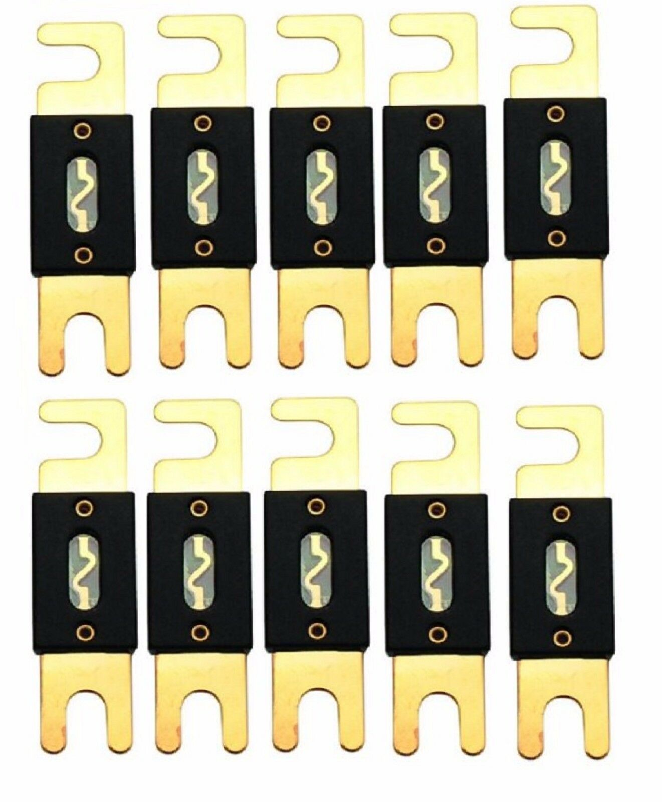 Absolute USA ANL150-10 10 Pack ANL 150 Amp Gold Plated Fuse
