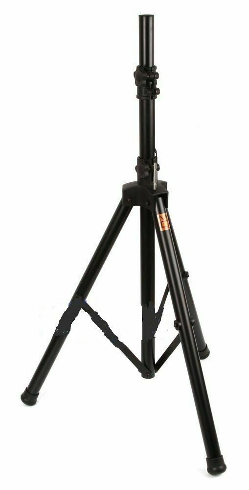 MR DJ SS310B Universal Black Heavy Duty Folding Tripod PRO PA DJ Home On Stage Speaker Stand Mount Holder