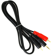 Load image into Gallery viewer, Absolute 6 Feet Y Cable Splitter 1-Mini Plug, 2-RCA Plugs