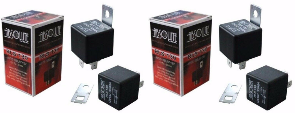 Absolute RLS125-2 2x12V 30/40 Amp BOSCH/TYCO Type SPDT Automotive Relay Marine Waterproof