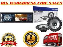Load image into Gallery viewer, Absolute DMR-380BTAD DVD/CD/MP3/AM/FM Player &amp; Alpine SXE-1726S 6.5" Speakers
