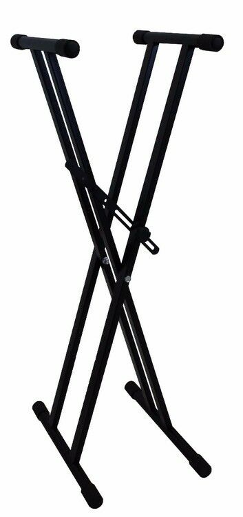 MR DJ KS350 Adjustable Metal Music Keyboard Electronic Piano Dual X Stand