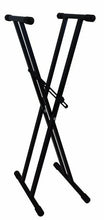 Load image into Gallery viewer, Mr. Dj USA KS350 Adjustable Metal Keyboard Electronic Piano X Stand Standard Rack