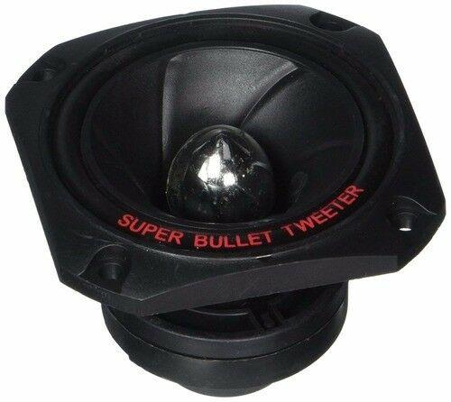 Mr. Dj TWS400 400W Max, TW Series 3.1" Square Super Piezo Bullet Compressor Tweeter