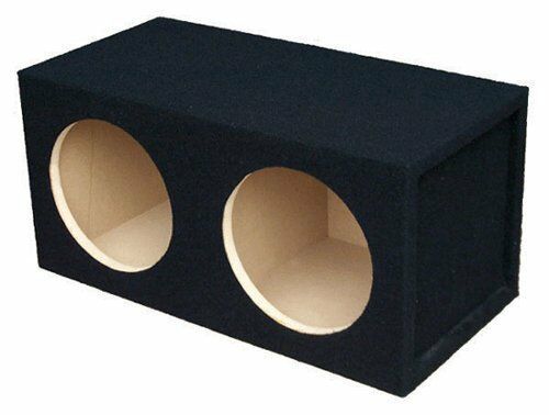 Absolute USA DSS10 Dual 10-Inch, 3/4-Inch MDF Sealed Subwoofer Enclosure