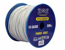Load image into Gallery viewer, Absolute P16-500WH 16 Gauge 500-Feet White Spool Primary Remote Power Wire Cable