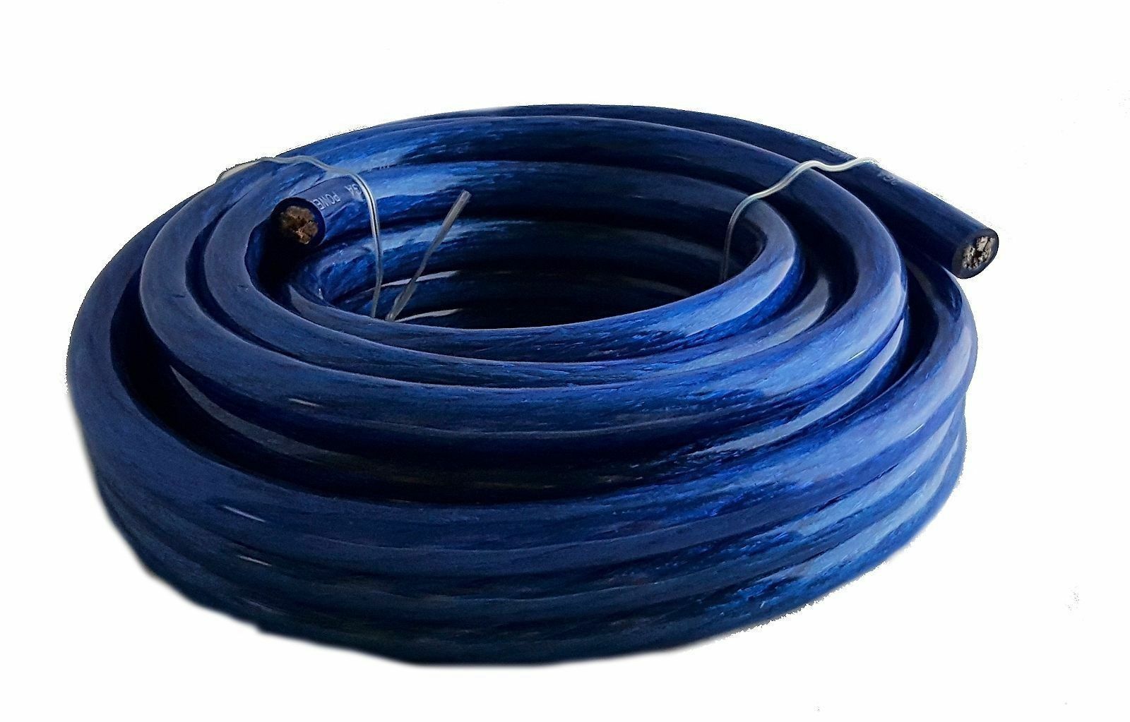 Absolute A025BL 1/0 Gauge 25 FT High-Performance Flexi Amp Power/Ground Battery Wire Cable Blue