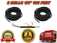 Load image into Gallery viewer, TSLT14-200 200 feet 1/4" split loom wire tubing hose cover auto home marine