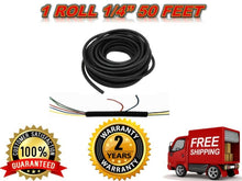 Load image into Gallery viewer, American Terminal ASLT14-50 50 feet 1/4" split loom wire tubing hose cover auto home marine