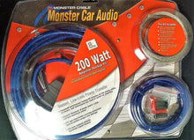 Load image into Gallery viewer, 2 Monster Car Audio BL200 Car Amplifier Power Hookup Kit 8 Gauge 200 Watt