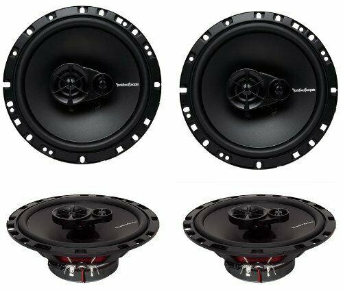 2 Pair Rockford Fosgate R165X3 6.5" 90W 3 Way Car Audio Coaxial Speakers Stereo