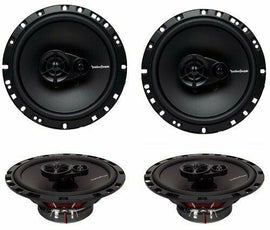 2 Pair Rockford Fosgate Prime R165X3 Car Speaker 180W Peak, 90W RMS 6.5