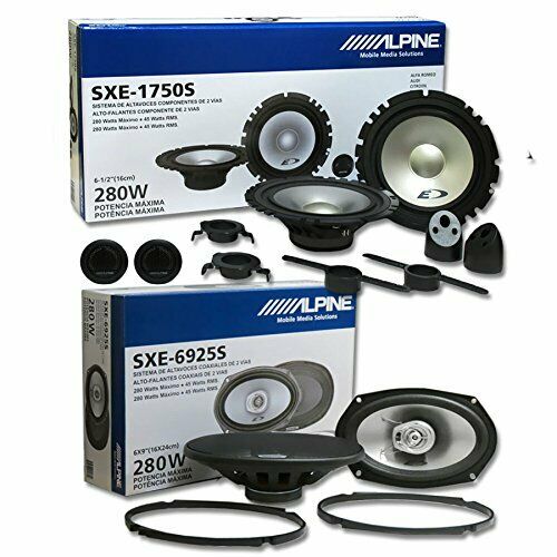 Alpine SXE-1750S 6.5" Component & SXE-6925S 6"x9" 2 Way Car Speakers