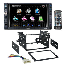 Load image into Gallery viewer, Absolute USA DD3000 Double Din DVD, CD, MP3 Multimedia DVD CD MP3 Player Receiver With Dash Kit Harness for 86-up Honda Acura