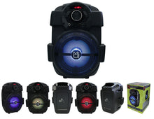 Load image into Gallery viewer, MR DJ 6.5" Portable Rechargeable PA DJ Party Speaker USB/FM/LED MP3 Player
