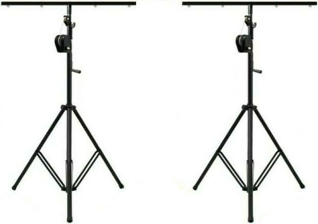 2 Crank Up Truss Lighting Stands - Stage Light Mount Trussing Speaker System PA DJ
