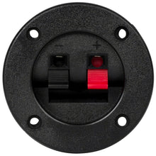 Load image into Gallery viewer, 2 X American Terminal Round Push-in Speaker Terminal Cup 2" w/Spring Post for Car/ Home Audio