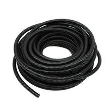 Load image into Gallery viewer, 2 Rolls 100 Ft 1" Split Wire Loom Conduit Polyethylene Black Tubing Sleeve Tube