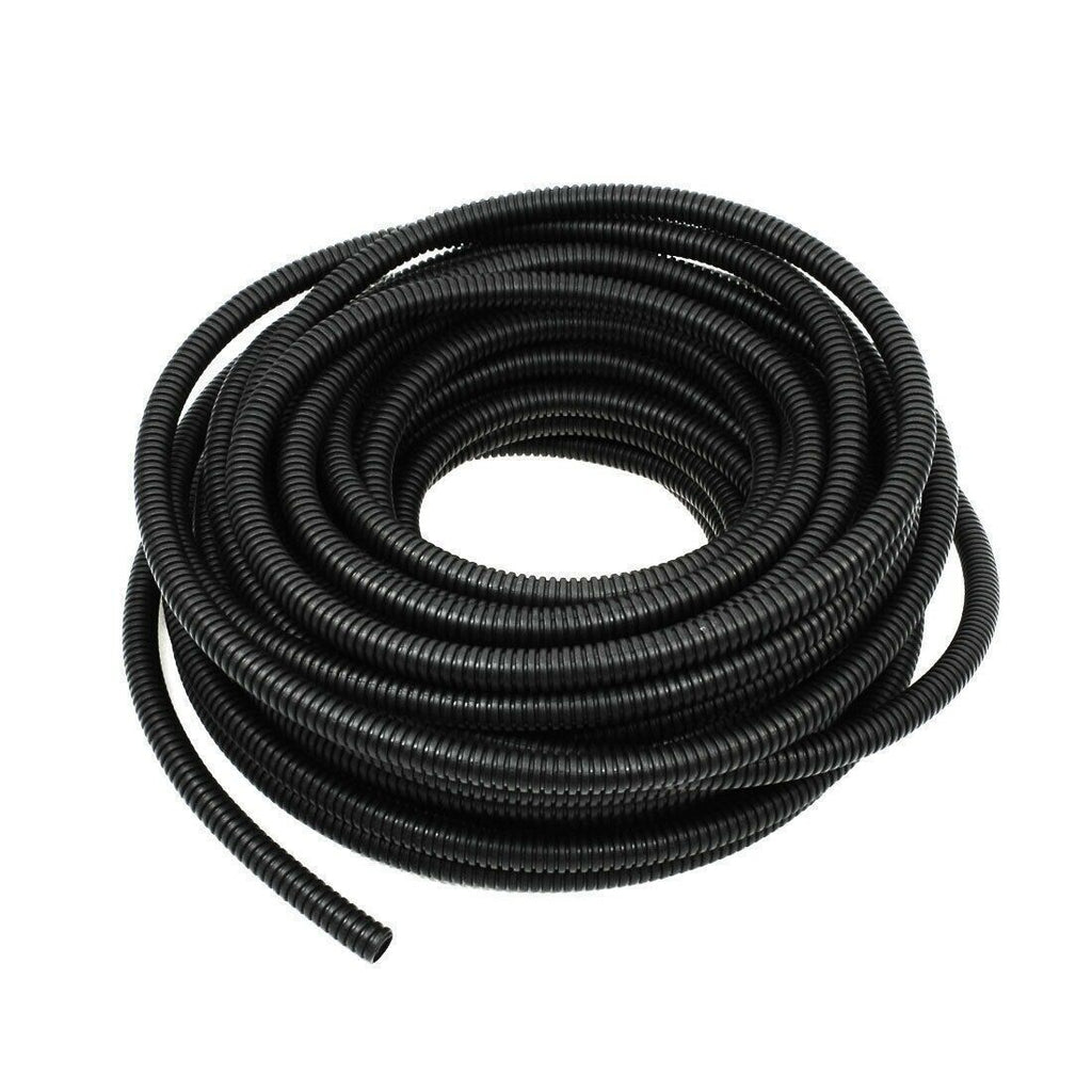 MR DJ 300' (100' Roll) 1/4" 3/8" 1/2" Split Wire Loom Conduit Tubing Sleeve Tube Bundle
