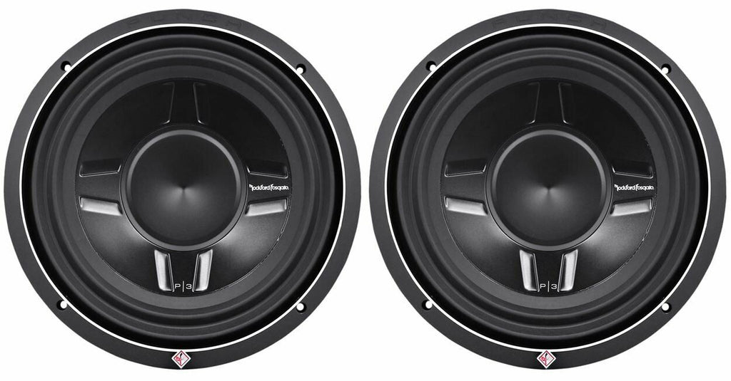 2 Rockford Fosgate Punch P3SD4-10 1200W 10" Punch Stage 3 Shallow