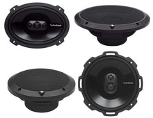 Load image into Gallery viewer, Rockford Fosgate P1694 6 x 9" 4-Way Speakers + P1675 6.75" 3-Way Car Speakers