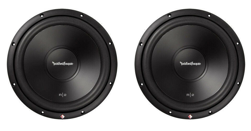 2 Rockford Fosgate R2D4-12 Prime R2 DVC 4 Ohm 12-Inch 500 Watts