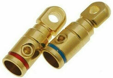 Load image into Gallery viewer, Absolute GRT100-2 2 1/0 AWG Gauge 5/16 Ring Battery Terminal Adapters Marine Audio UTV US