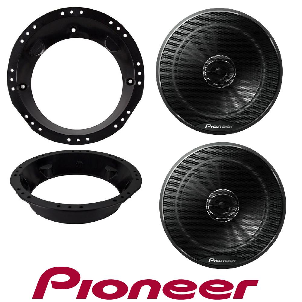 Pioneer TS-G1620F 600W 6.5" 2-Way + Metra 82-9601 Speaker Adapter