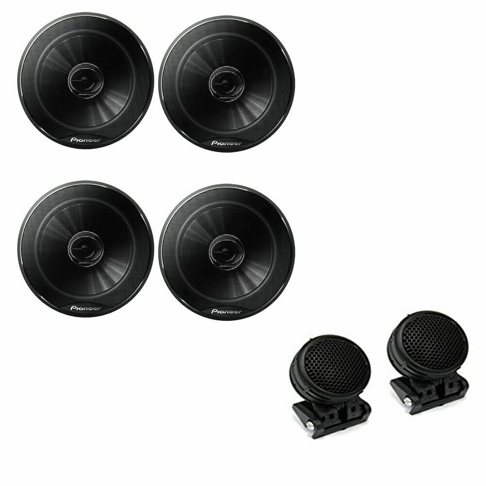 2 Pair TS-G1620F 6-1/2" 2-way car speakers & TW-600 Tweeters