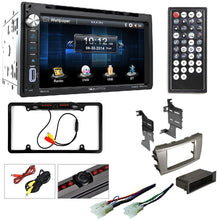 Load image into Gallery viewer, Soundstream Double DIN 6.2" Touchscreen CD/DVD Bluetooth Car Stereo dash kit for 2007-2011 Toyota Camry &amp; Absolute Rear View Camera