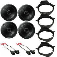 Load image into Gallery viewer, 4 Pioneer TS-G1620F 2-way CAR Truck Front &amp; Rear Door Speakers W/Install Kits Fit GM