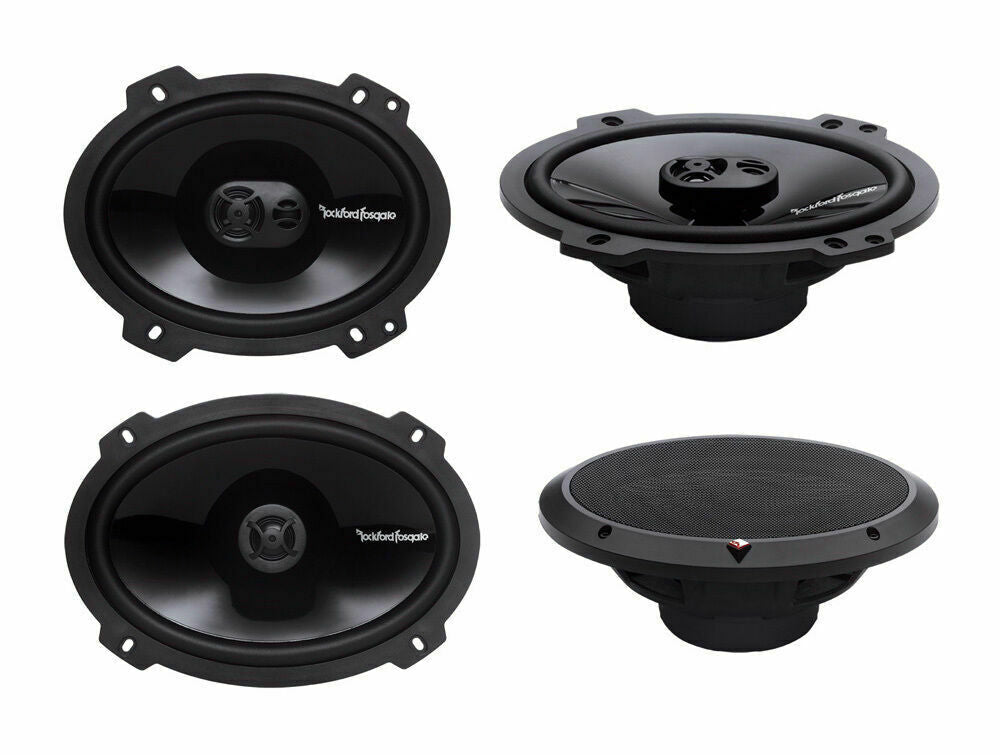 Rockford Fosgate P1683 6x8" 130W 3 Way + P1692 6x9" 150W 2 Way Speakers