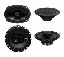 Load image into Gallery viewer, Rockford Fosgate P1692 6x9" 150W 2-Way + R165X3 6.5" 90W 3-Way Car Speakers