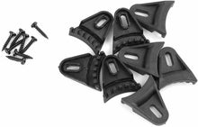 Load image into Gallery viewer, 8 SPEAKER GRILL CLIPS SCREW PLASTIC WAFFLE SUBWOOFER FITS 6" 8" 10" 12" 15" 18"