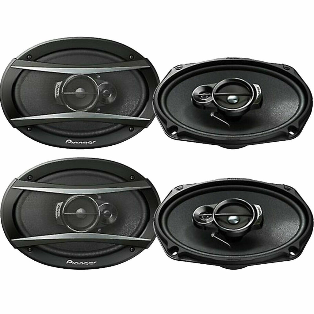 4 Pioneer TS-A6966R 6x9" 420-Watt 3-Way Car Full Range Speakers