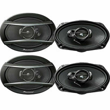 Load image into Gallery viewer, 4 Pioneer TS-A6966R 6x9" 420-Watt 3-Way Car Full Range Speakers