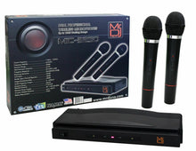 Load image into Gallery viewer, MR DJ MIC3250 Dual Handheld Wireless Mic System