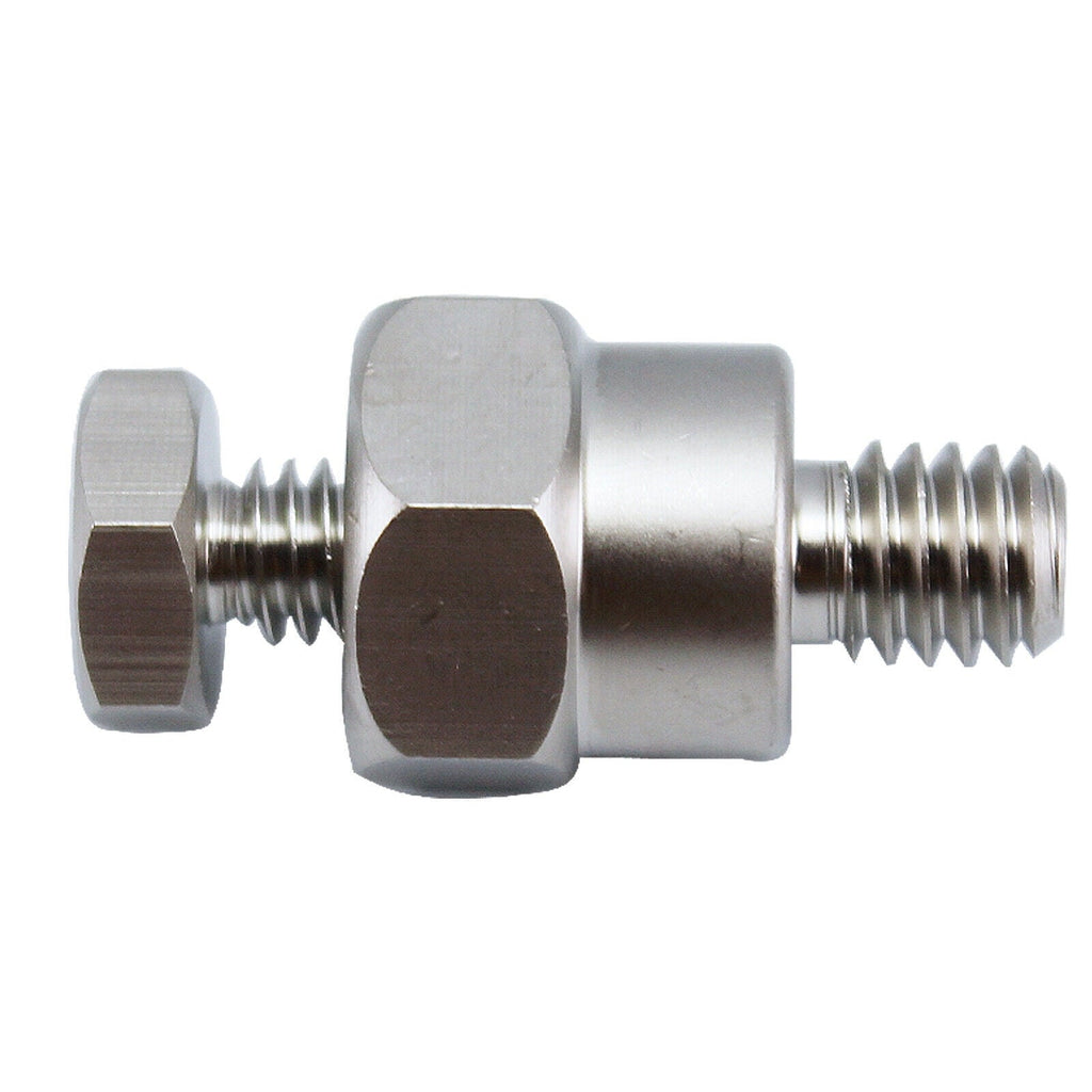 Absolute BTC-50 GM Bolt Power Ring Short Side Post Mount Positive Negative Battery Terminal Chrome Plated