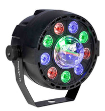 Load image into Gallery viewer, Colorkey CKU-1080 Party Light FX Compact LED Wash Light with Motorized RGB Party Bulb Effect