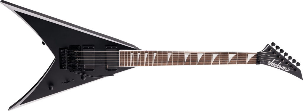 Jackson X Series King V™ KVX-MG7, Laurel Fingerboard, Satin Black with Primer Gray Bevels