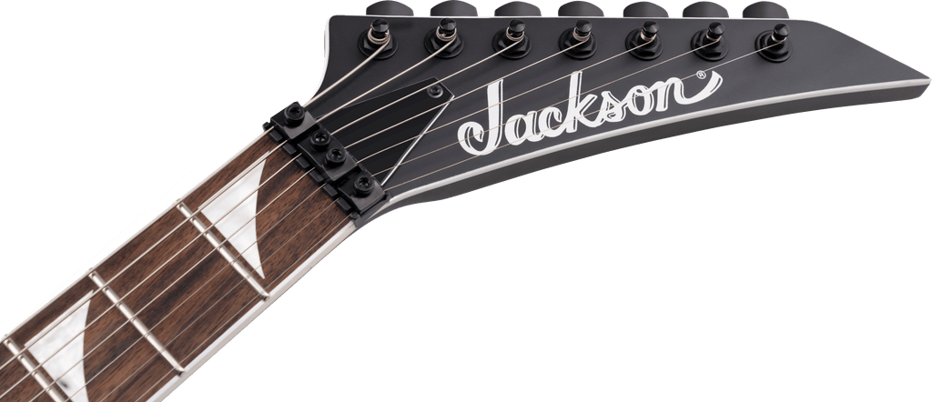 Jackson X Series King V™ KVX-MG7, Laurel Fingerboard, Satin Black with Primer Gray Bevels