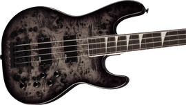 Jackson JS Series Concert™ Bass CB JS3P, Amaranth Fingerboard, Transparent Black