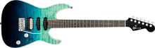 Load image into Gallery viewer, Charvel 2972813546 Pro-Mod Plus Dinky DK24 HSS QM Electric Guitar - Blue Curaçao