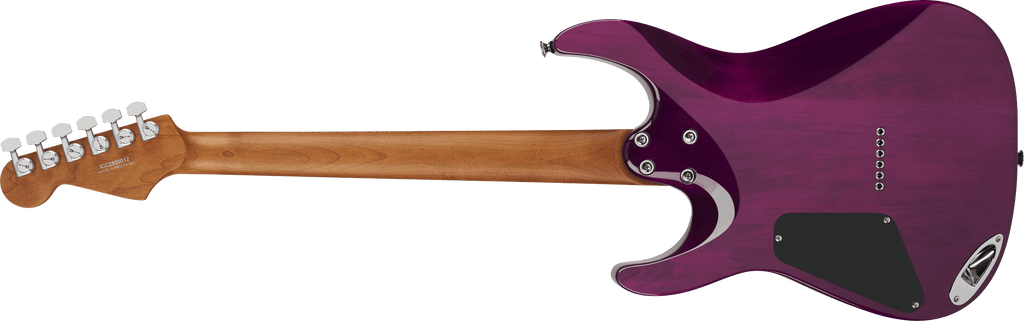 Charvel 2979861592 Pro-Mod Plus Dinky DK24 HT QM Electric Guitar - Violet Radiance