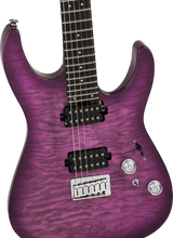 Load image into Gallery viewer, Charvel 2979861592 Pro-Mod Plus Dinky DK24 HT QM Electric Guitar - Violet Radiance