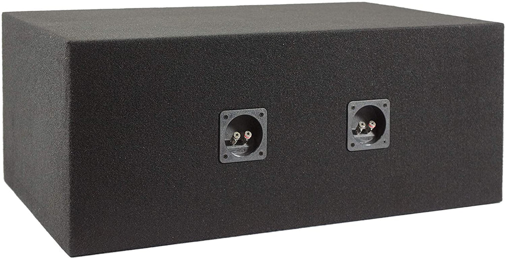 TVEGD12 Dual 12" Slot Vented Ported Universal Subwoofer Sub Box Enclosure Empty Box