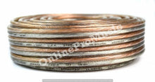 Load image into Gallery viewer, 14 Gauge 100' 2 Conductor Clear Speaker Wire Home Car Stereo Zip Cord Audio Cabl