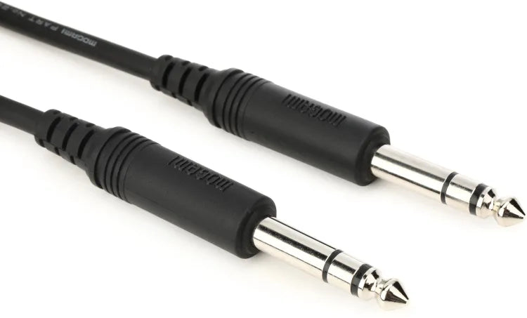 Mogami PURE PATCH SS-02 Cable - 1/4-inch TRS Male to 1/4-inch TRS Male - 2 foot